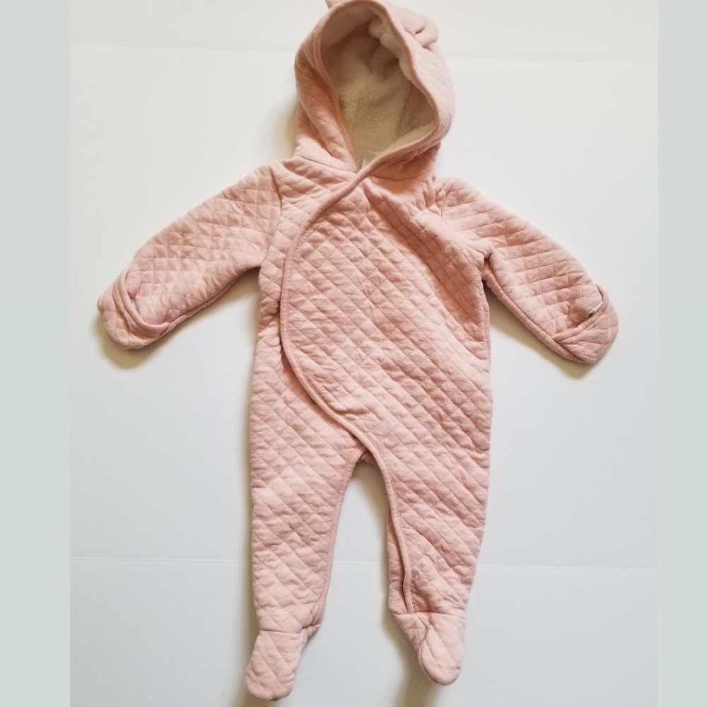 🍂 Carter's Quilted Sherpa Fleece Bodysuit Coat